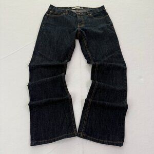 Anchor Blue Mens Slim Fit Jeans Slim Low Rise Cotton Medium Wash 28x30